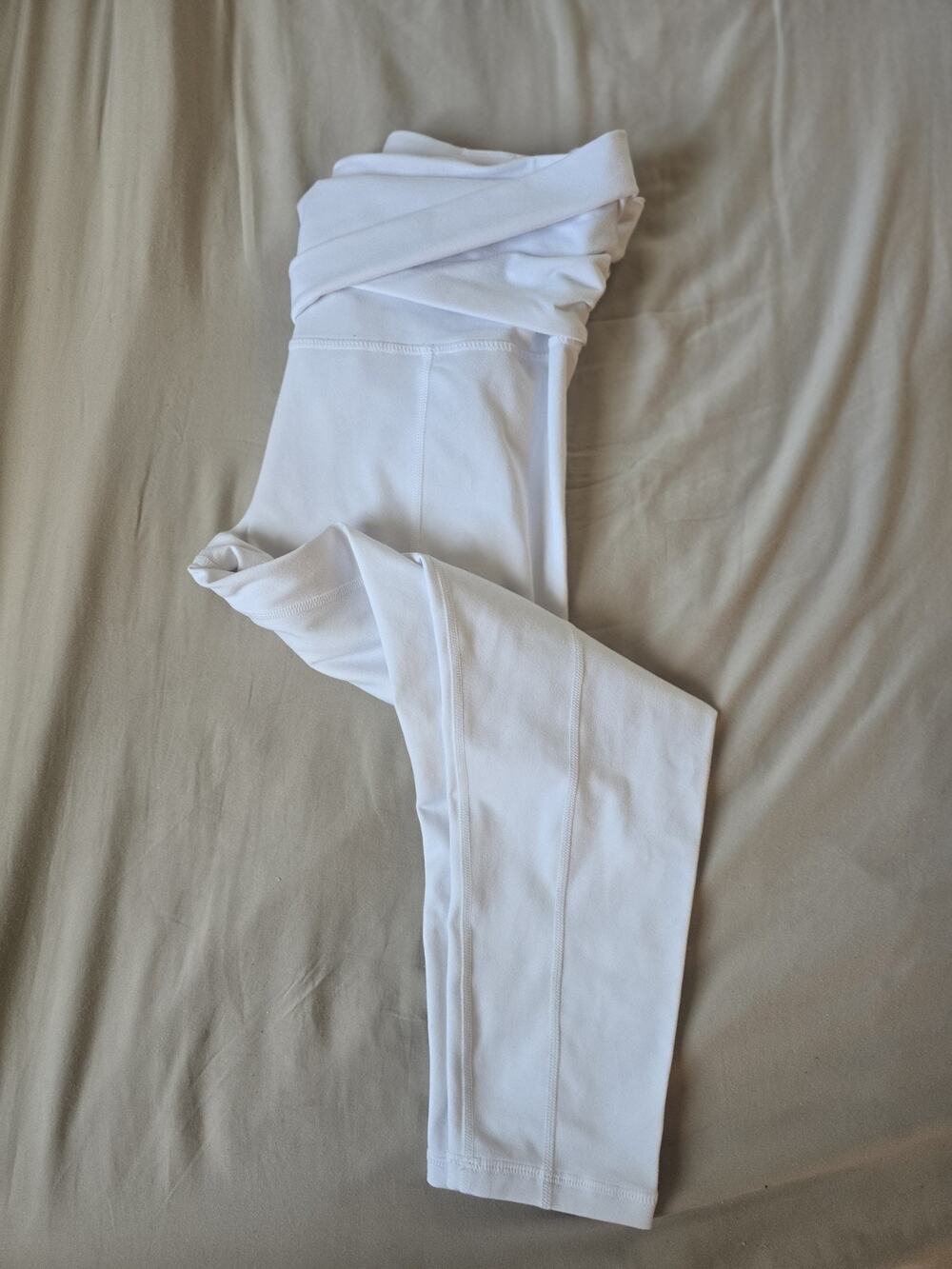 Free People Movement Hang Ten Crop Leggings Womens S Small White Yoga Pants boho